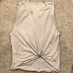 lululemon vinyasa cotton muscle tank: size 6